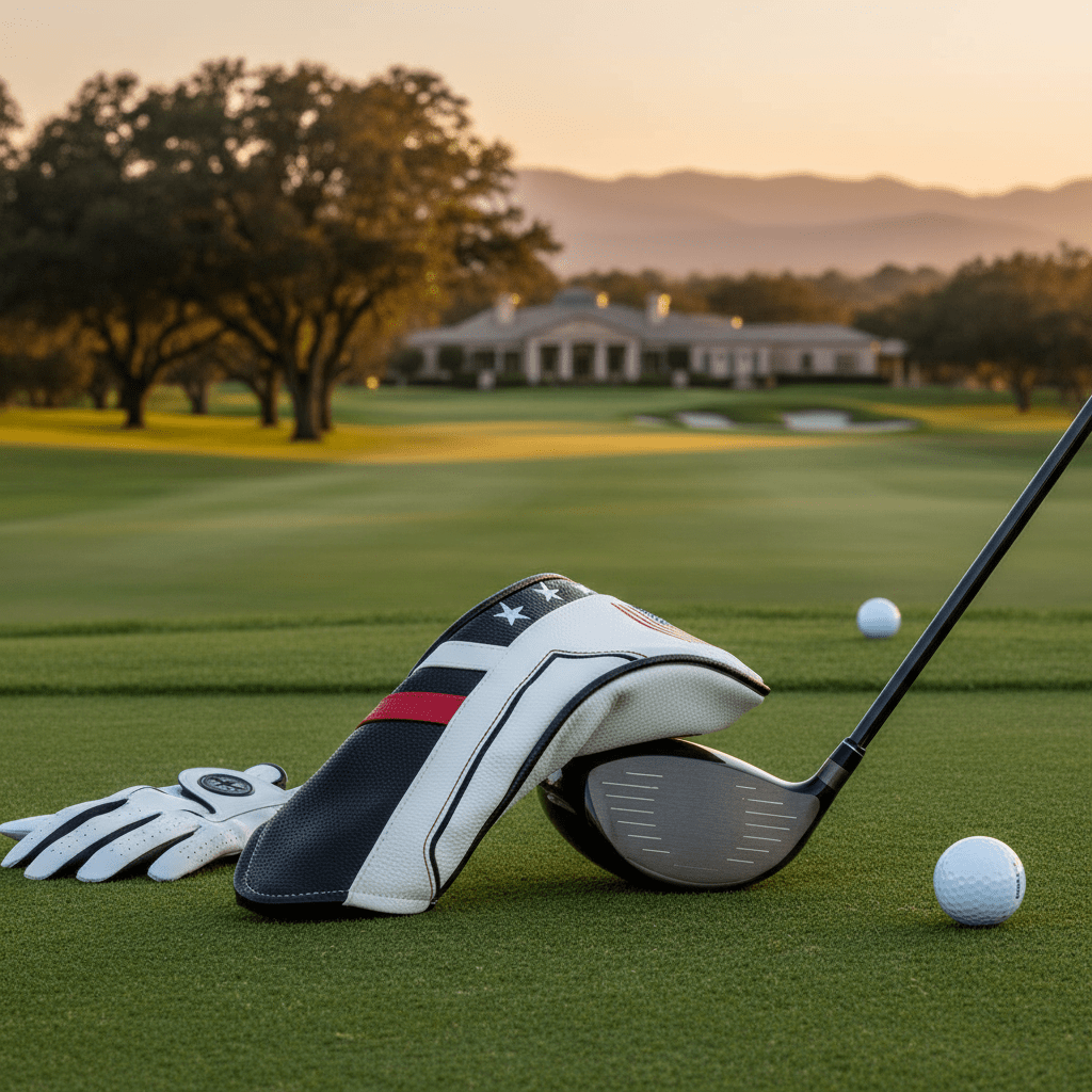 USA Synthetic Leather Golf Headcover